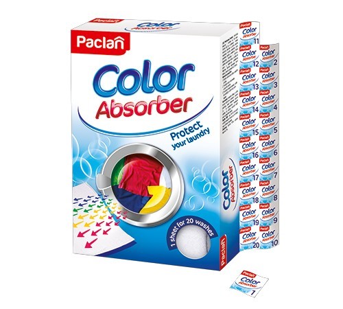 Prací utěrka COLOR Absorber ochrání prádlo proti obarvení 1 ks