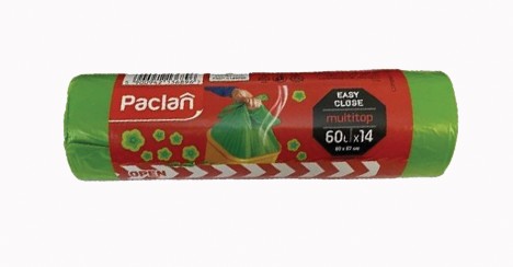 Pytle na odpad 60l. 14ks. PACLAN MULTITO