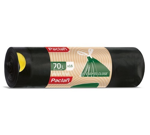 pytle na odpad   70l. 15ks. se zatahovací šňůr