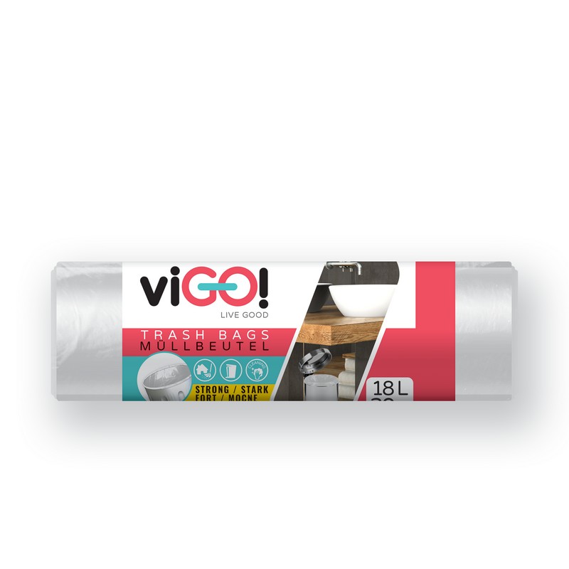 pytle na odpad LDPE 8µ 18l. 30ks. do koupelny BÍ