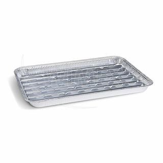 Tácek Alu. pro GRILOVAMÍ BARBECUE 340x220x23 mm.
